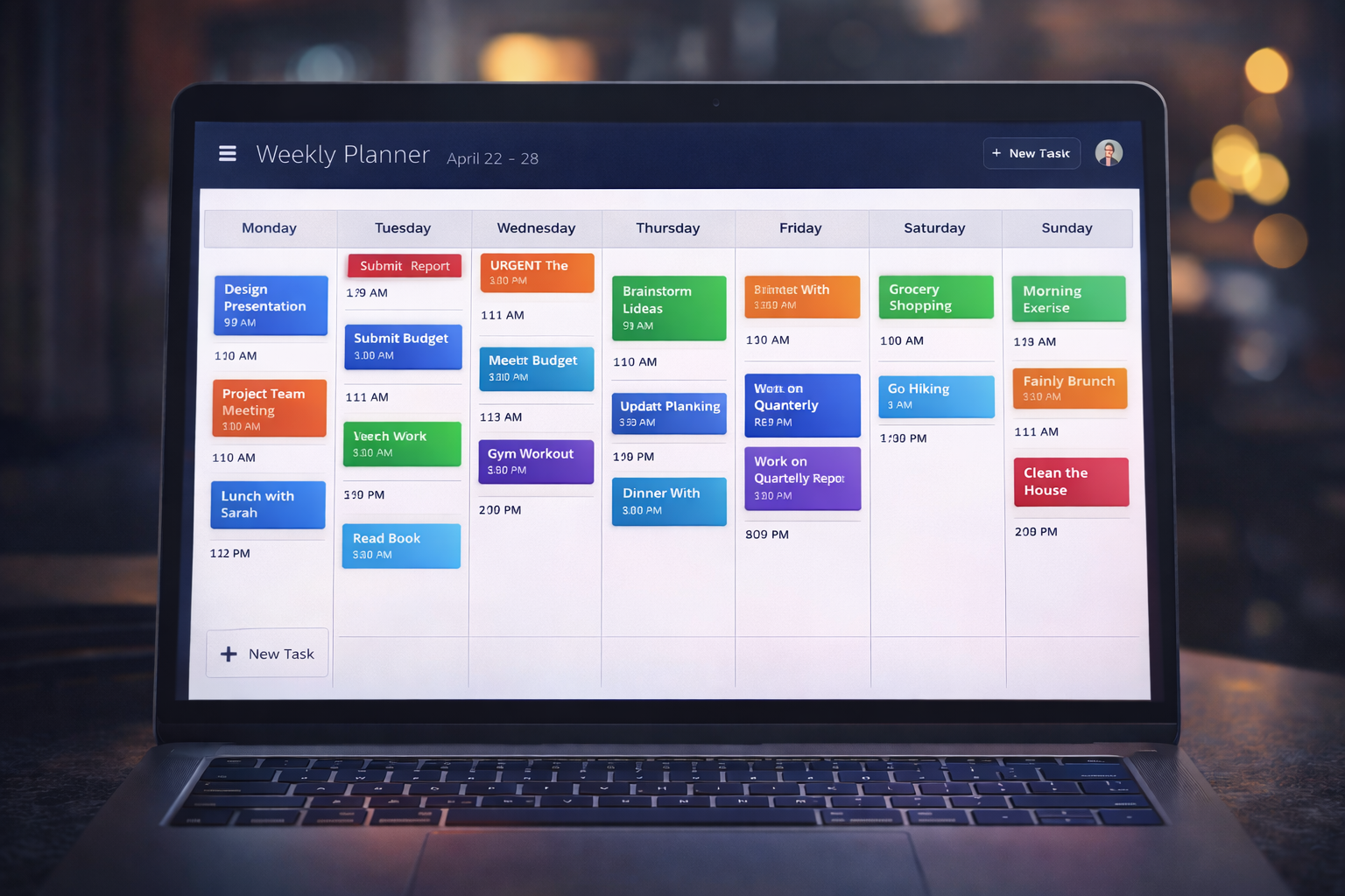 Weekly Planner Generator Tool