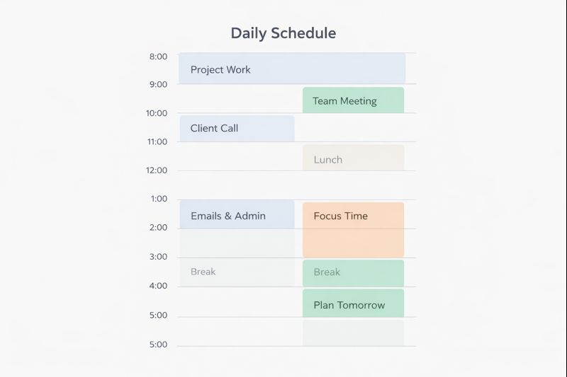 Time Blocking Planner productivity tool