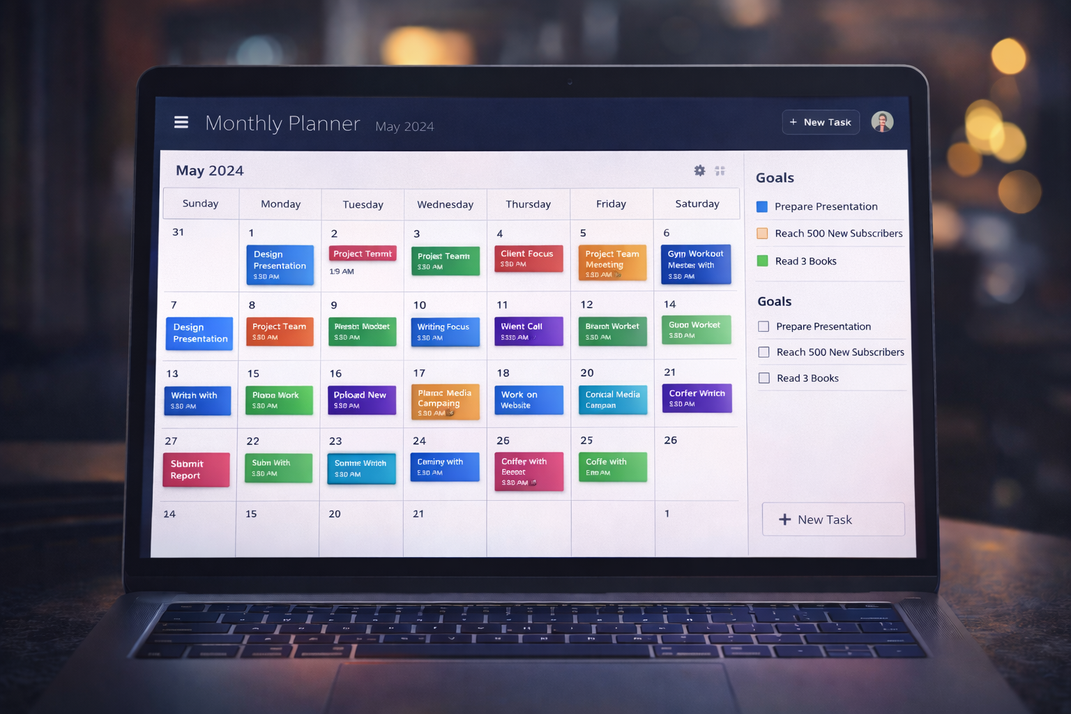 Monthly Planner Generator Tool