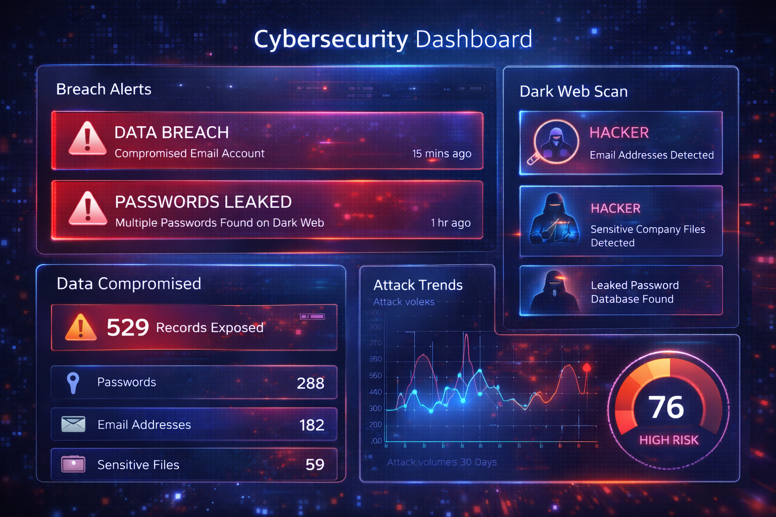 Data Breach Monitoring Tool