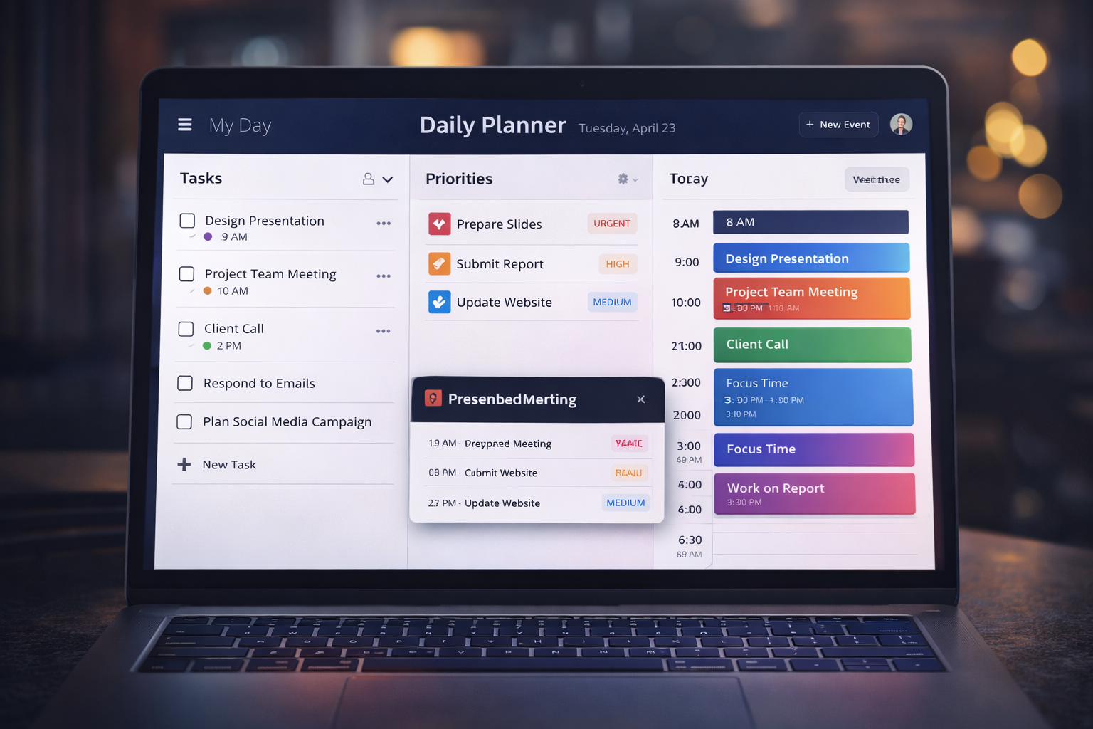 Daily Planner Generator Tool
