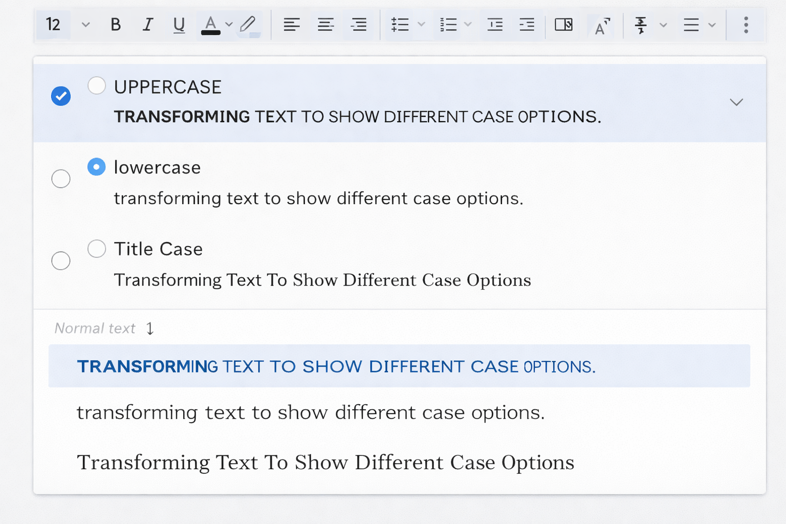 Text Case Converter tool