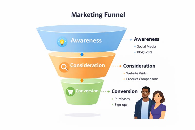Marketing Funnel Builder tool