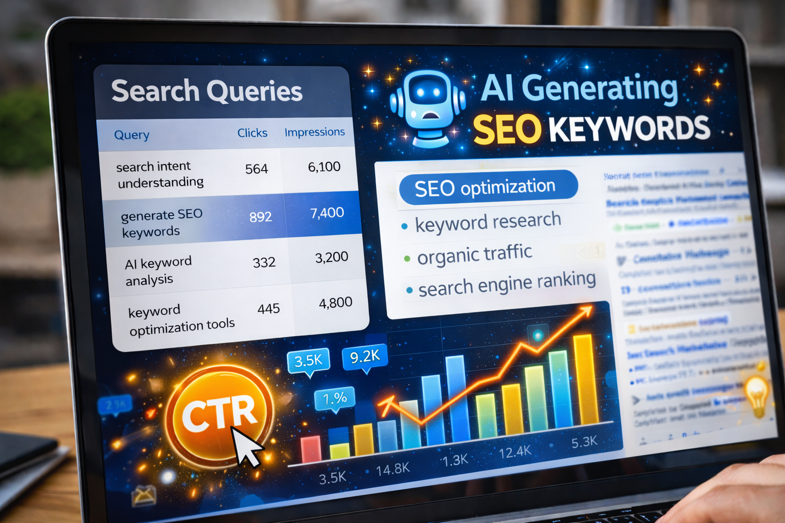 AI SEO Keyword Generator Tool